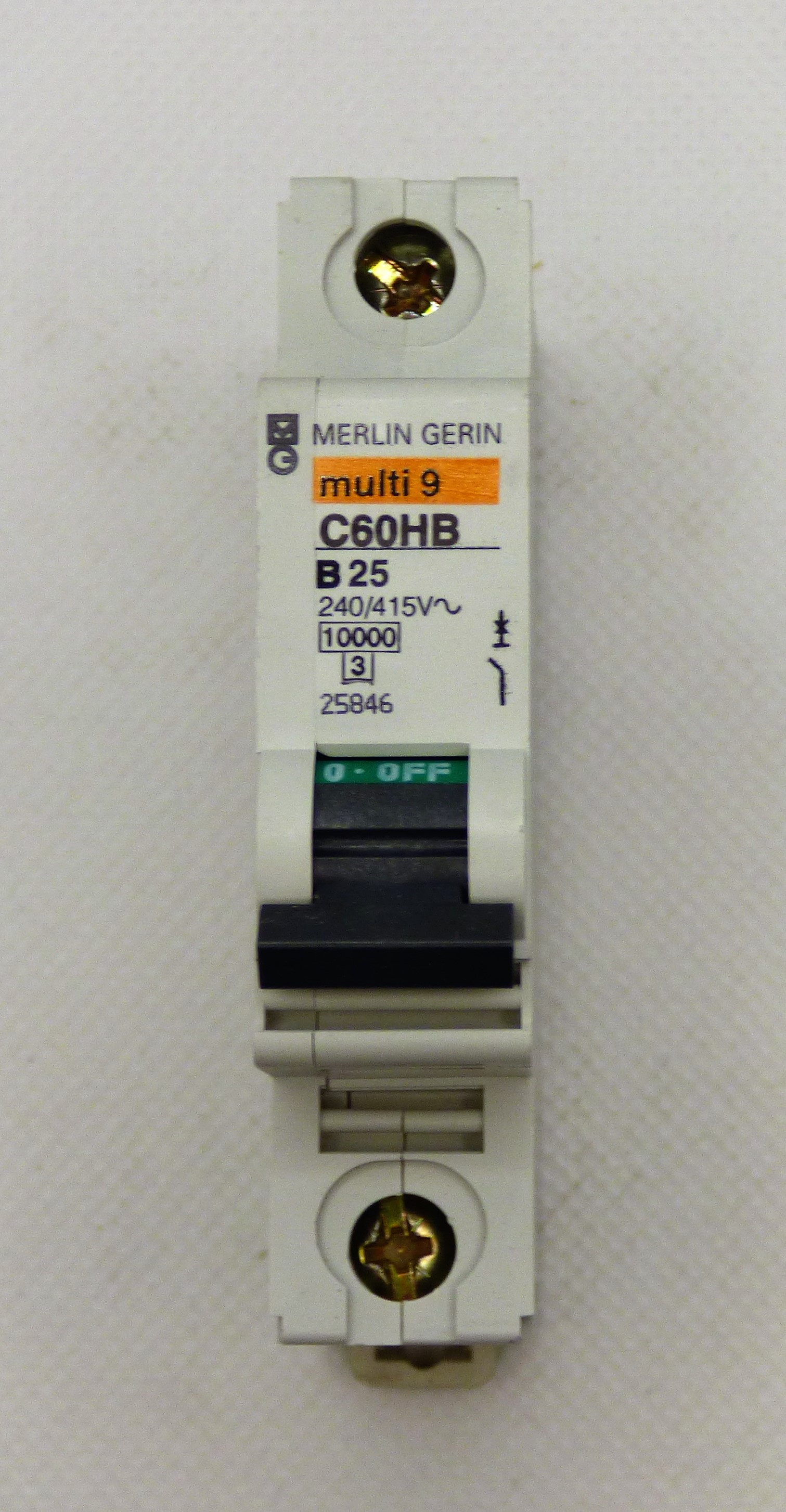 1P 25A TYPE B MCB 1P 25A TYPE B MCB